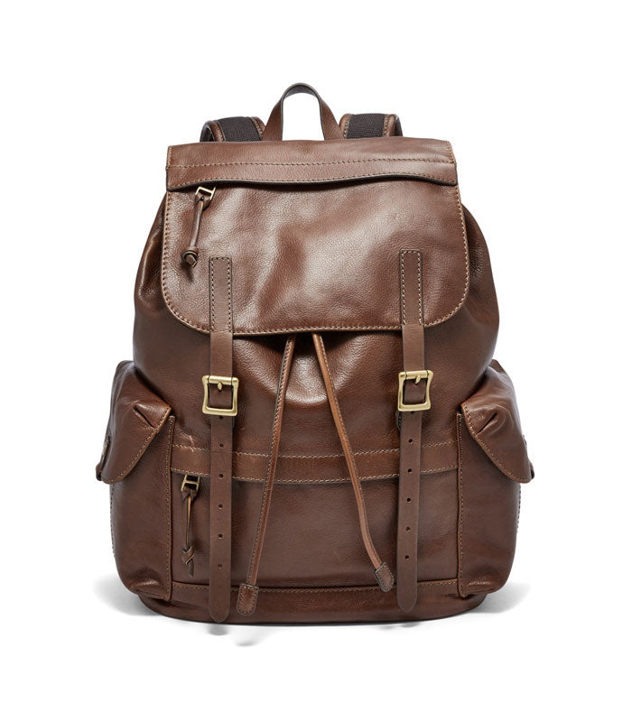 Polyester Laptop Backpack With Padded Back and Shoulder Straps Dark Color Bag
